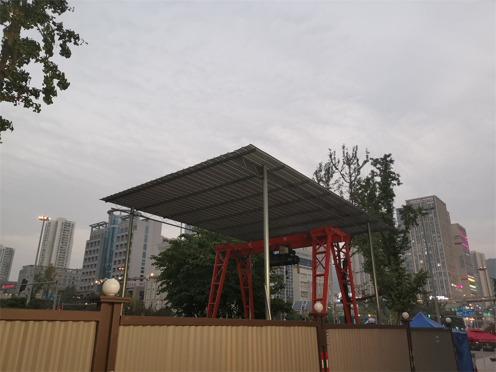 下水管道顶管门式起重机